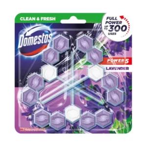 Domestos Power5 WC illatosító rúd Lavender 3x50g
