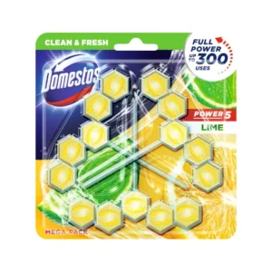 Domestos Power5 WC illatosító rúd Lime 3x50g