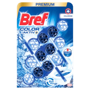 Bref Color Aktiv fertőtlenítő golyós WC illatosító Chlorine 3x50g