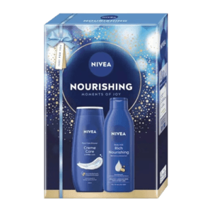 Nivea Moments of Joy Nourishing ajándékcsomag tufürdő + testápoló