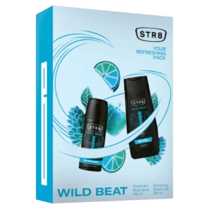 STR8 Wild Beat férfi ajándékcsomag tusfürdő + dezodor
