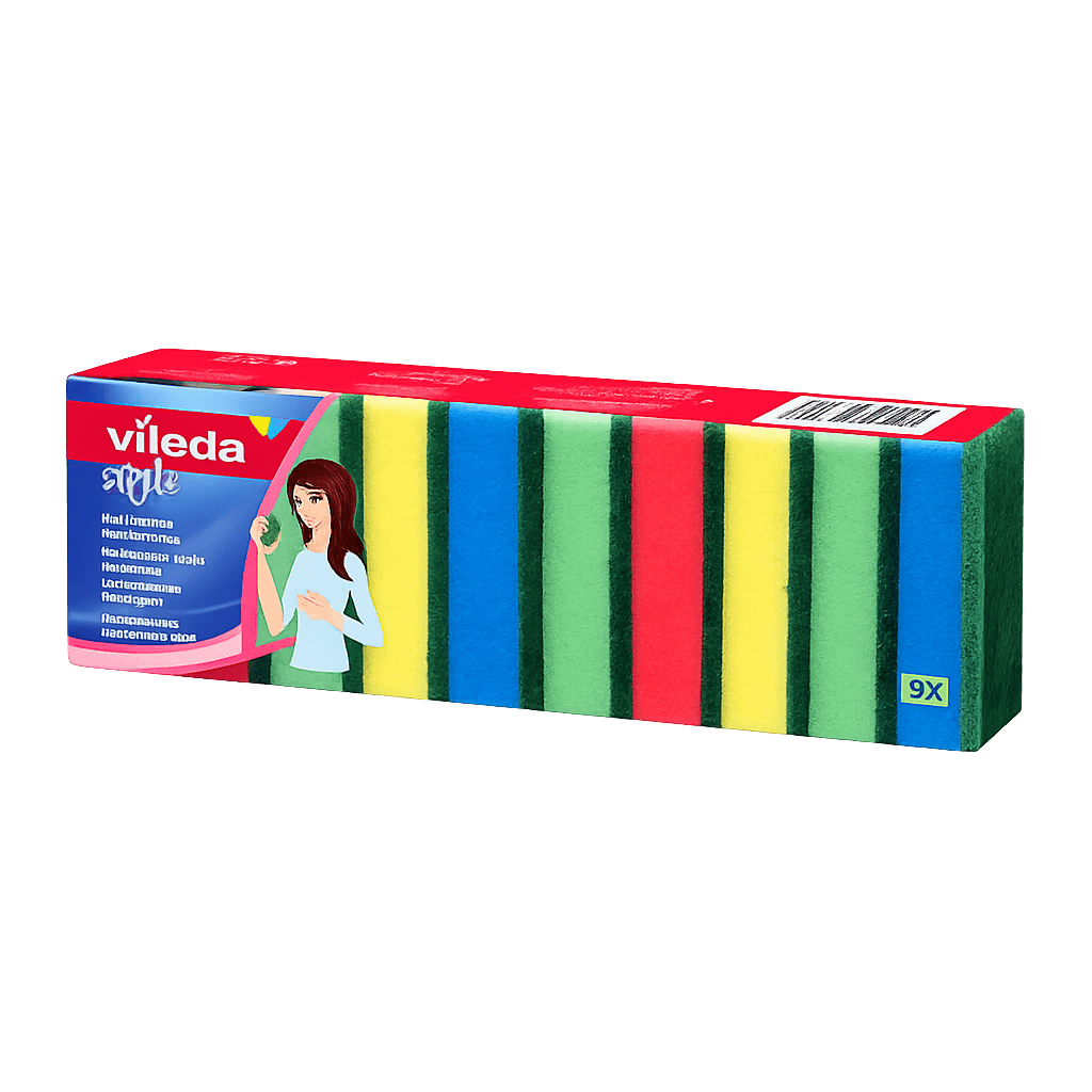 Vileda Rainbow mosogatószivacs 9db