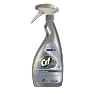Cif Pro Formula Stainless Steel & Glass 750ml Rozsdamentes acél- és üvegtisztítószer
