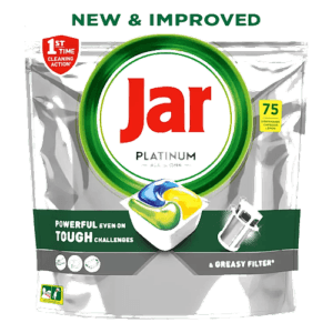 Jar Platinum All in One Lemon mosogatógép tabletta 75db