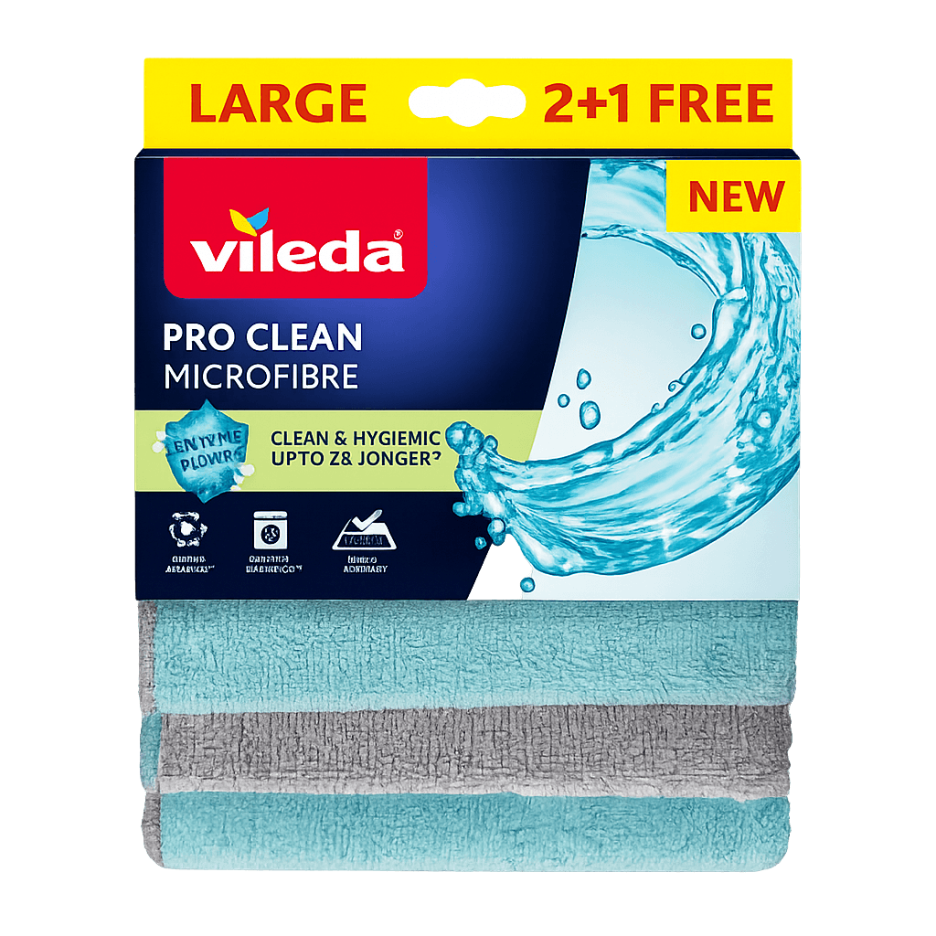 Vileda Pro Clean mikroszálas törlőkendő 3db