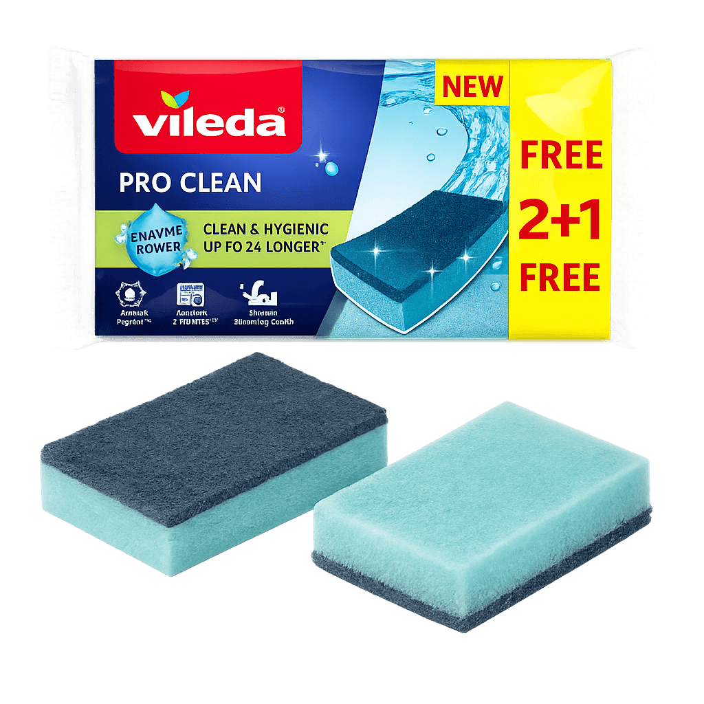 Vileda Pro Clean mosogatószivacs 3db