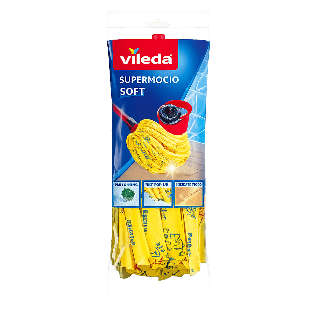 Vileda Soft gyorsfelmosó fej 30% mikroszállal (pattintós)