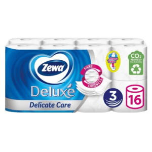 Zewa Deluxe toalettpapír Delicate Care illatmentes - 3 rétegű, 16 tekercs