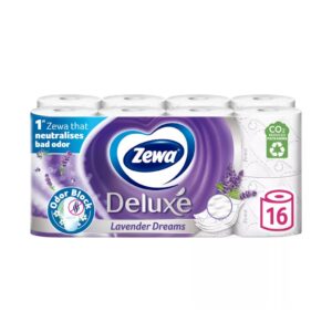 Zewa Deluxe toalettpapír Levendula – 3 rétegű, 16 tekercs