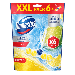 Domestos Power5 WC illatosító rúd Lime 6x50g