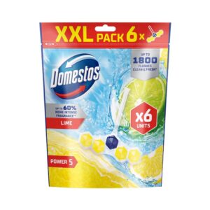 Domestos Power5 WC illatosító rúd Lime 6x50g C67910