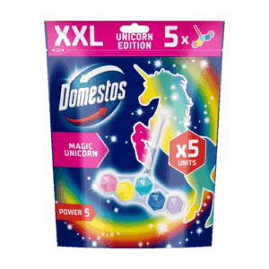 Domestos Power5 WC illatosító rúd Magic Unicorn 5x50g