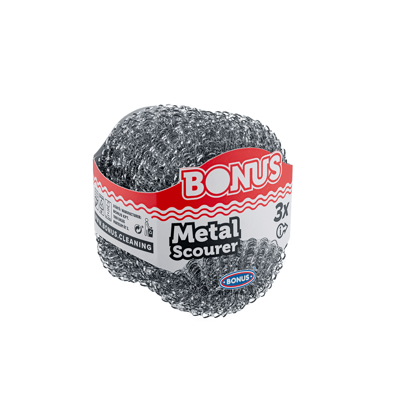 Bonus fém dörzsi 3db