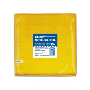 BonusPRO MicroCLEAN Extra mikroszálas törlőkendő 40x40cm Sárga 10db