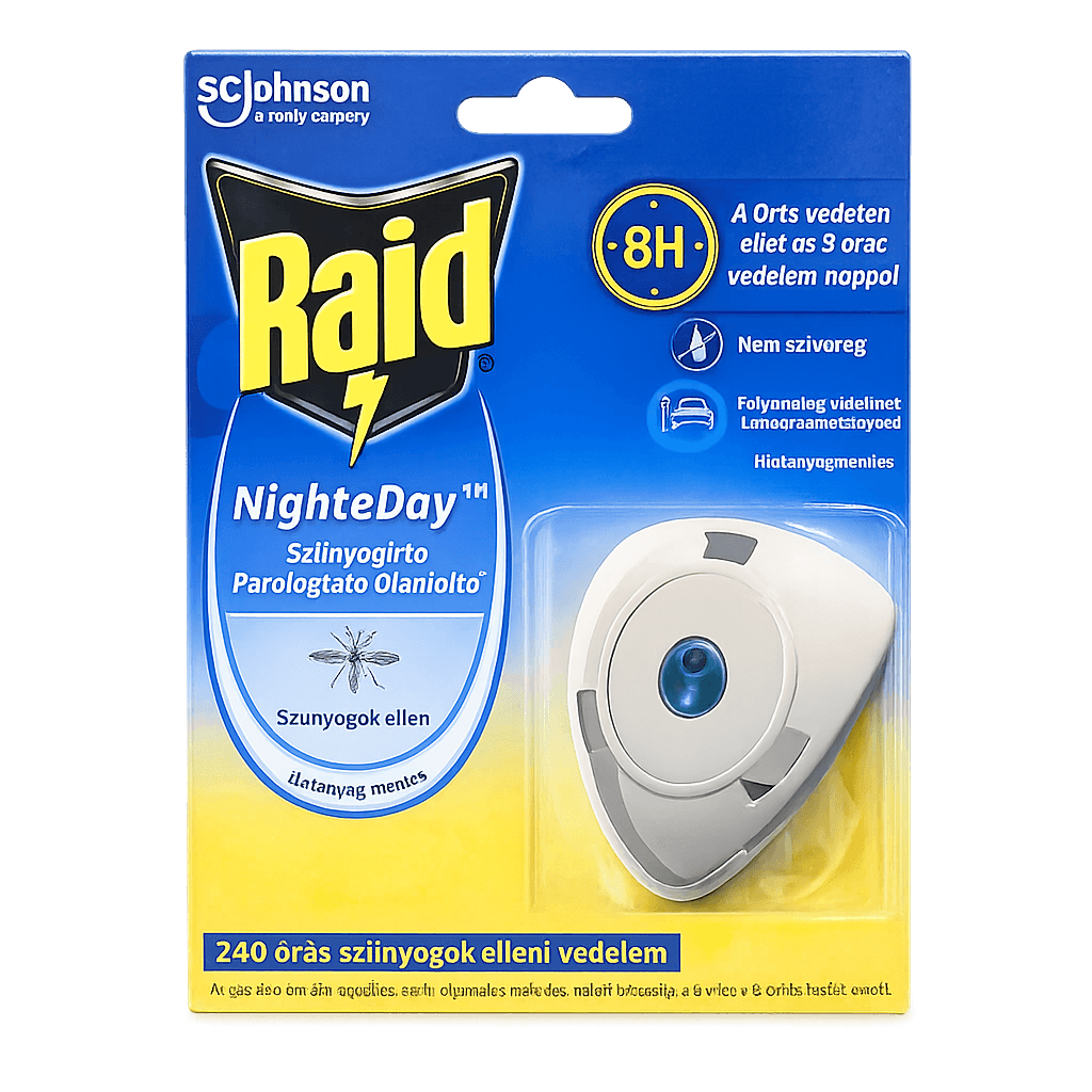 Raid Night & Day szúnyogirtó párologtató utántöltő