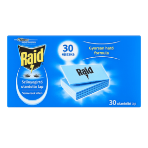 Raid elektromos lapkás szúnyogirtó utántöltő 30db