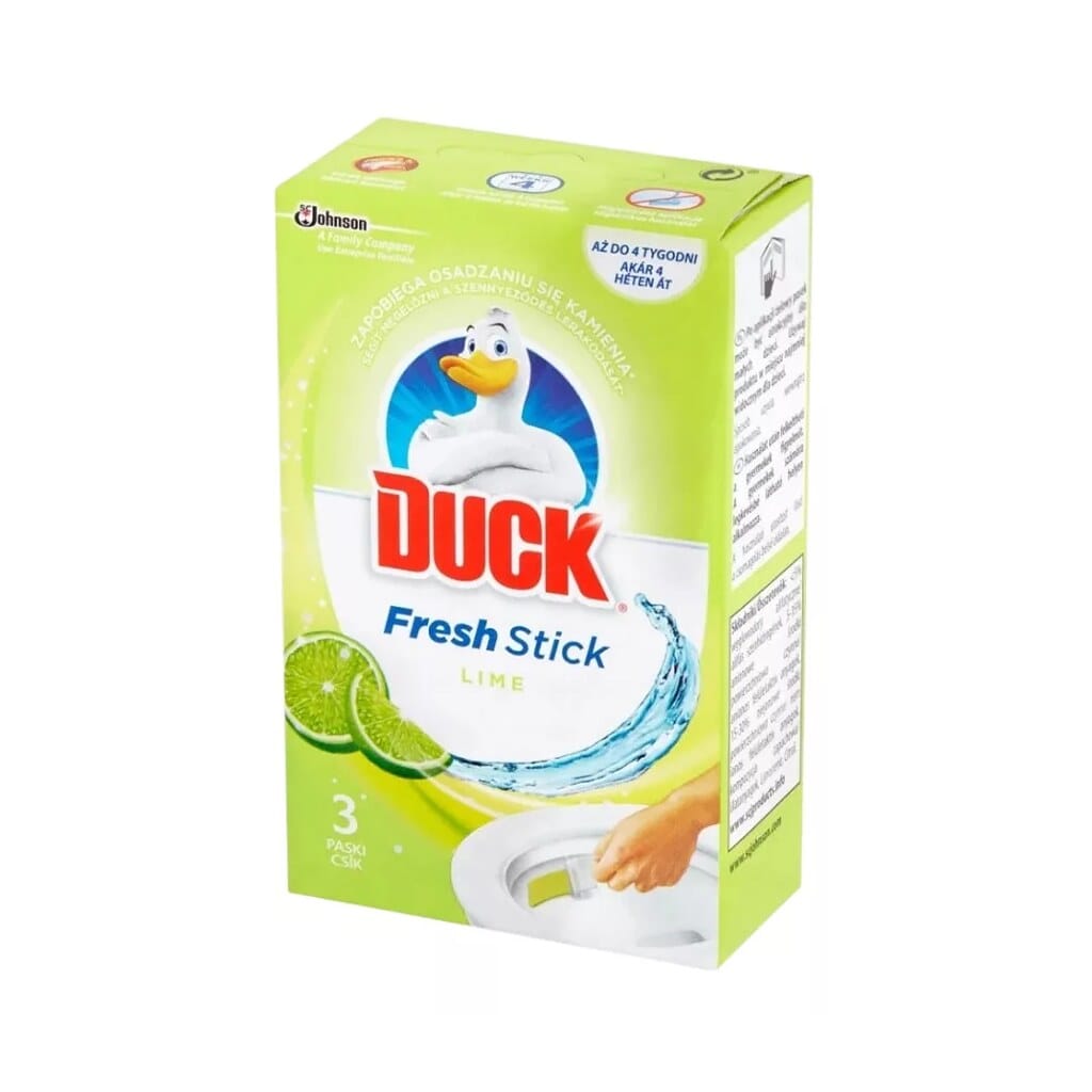 Duck Fresh WC öblítő csík Lime 3db