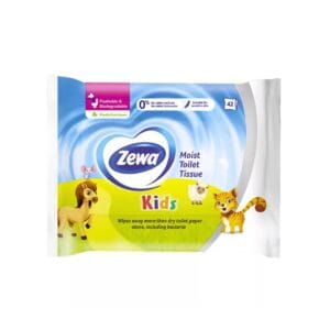 Zewa Kids nedves toalettpapír zárható 42db