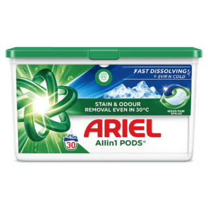 Ariel Allin1 Pods Mountain Spring mosókapszula fehér és világos ruhákhoz 30db