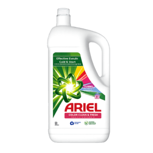 Ariel Color Clean & Fresh folyékony mosószer színes ruhákhoz - 90 mosás 4,5L