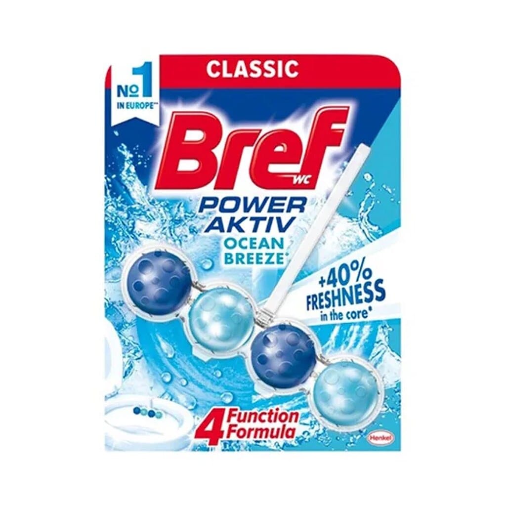 Bref Power Aktiv golyós WC illatosító Óceán 50g