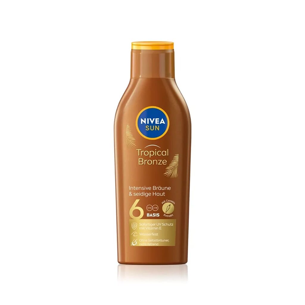 Nivea Sun Tropical Bronze naptej karotinnal SPF6 200ml