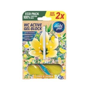 Ambi Pur aktív WC illatosító gél blokk Citrus & Jasmin 2x45g
