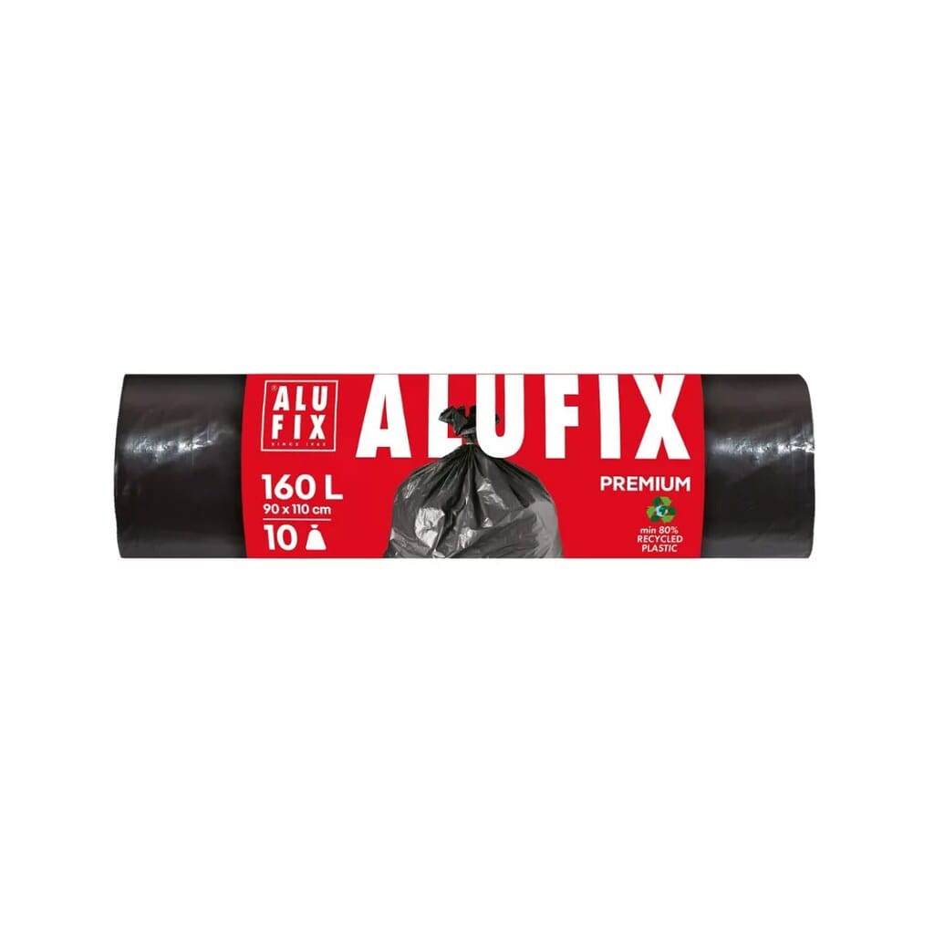 Alufix Premium EXTRA erős szemeteszsák 160L - 90*110cm, 10db/tek