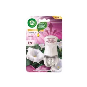 Air Wick Elektromos légfrissítő készülék utántöltővel Bársonyos Szatén & Liliom 19ml
