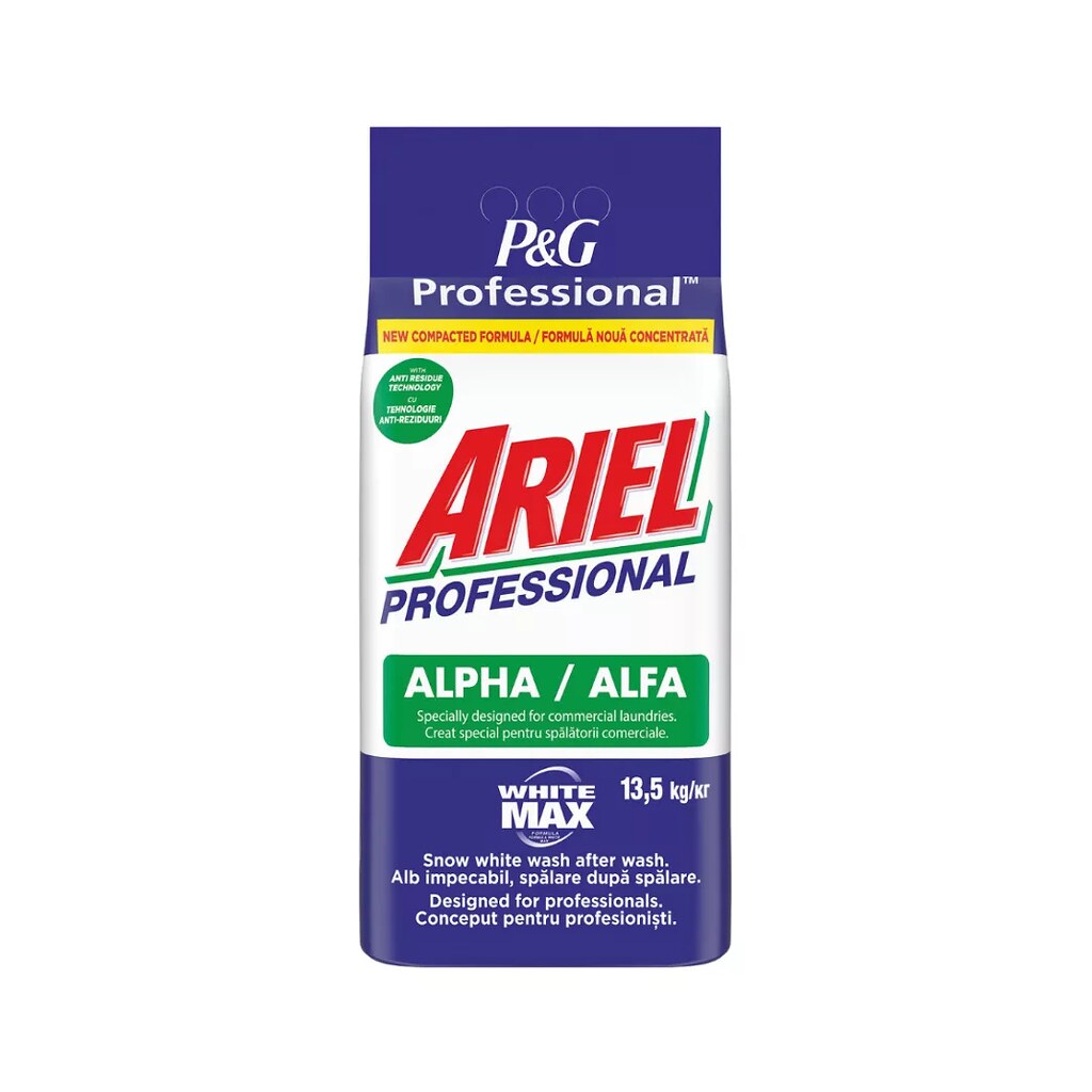 Ariel Alfa White Max mosópor fehér textiliákhoz 13,5kg