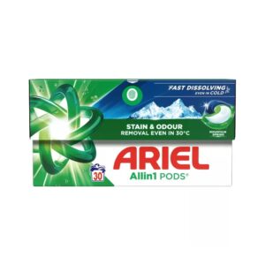 Ariel Allin1 Pods Mountain Spring mosókapszula fehér és világos ruhákhoz 30db