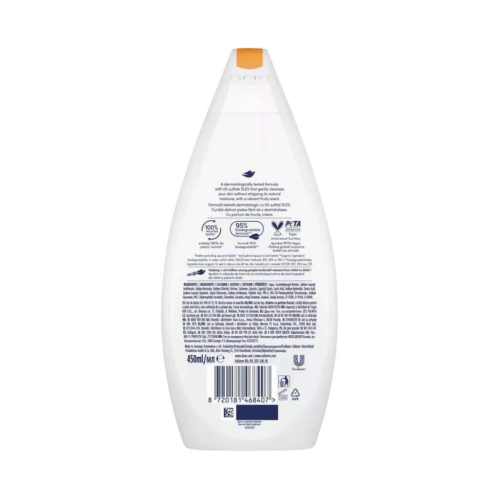 Dove Krémtusfürdő Fruity Nourish