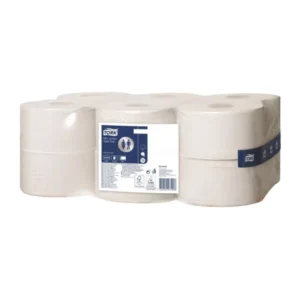 Tork Mini Jumbo toalettpapír 19cm átm. - 2 rétegű, fehér, 170m (Karton - 12 tek)