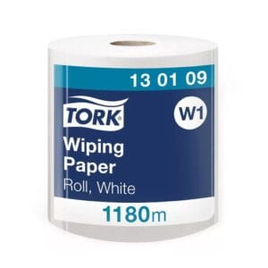 Tork ipari törlőpapír 38cm átm. - 1 rétegű, hófehér, 1180m
