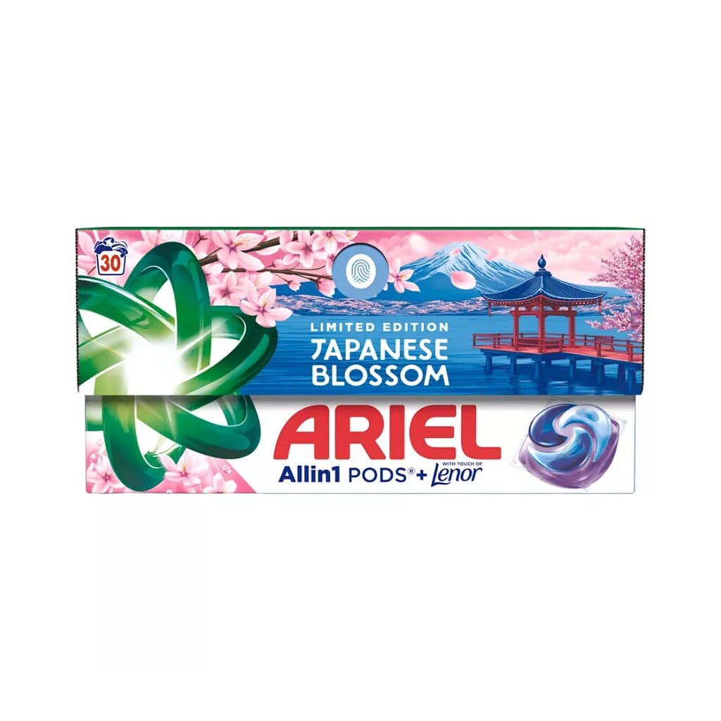 Ariel Allin1 Pods Japanese Blossom mosókapszula színes ruhákhoz 30db C72241