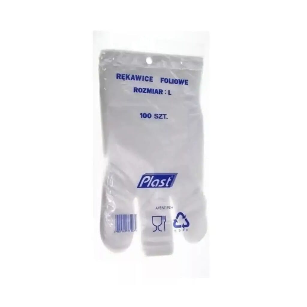 Mercator HDPE tűzött fóliakesztyű – 100 db, M M-RG60002003