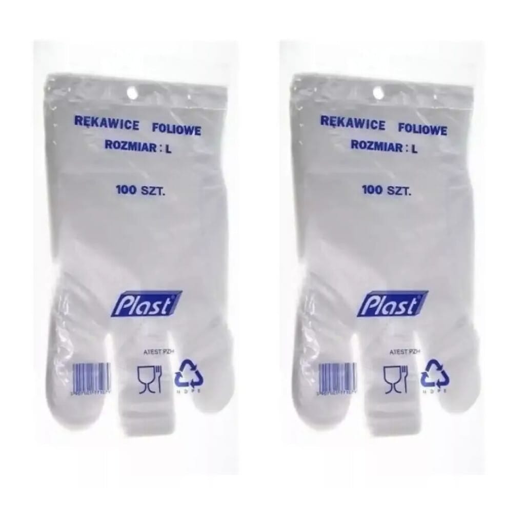 Mercator HDPE tűzött fóliakesztyű 100 db