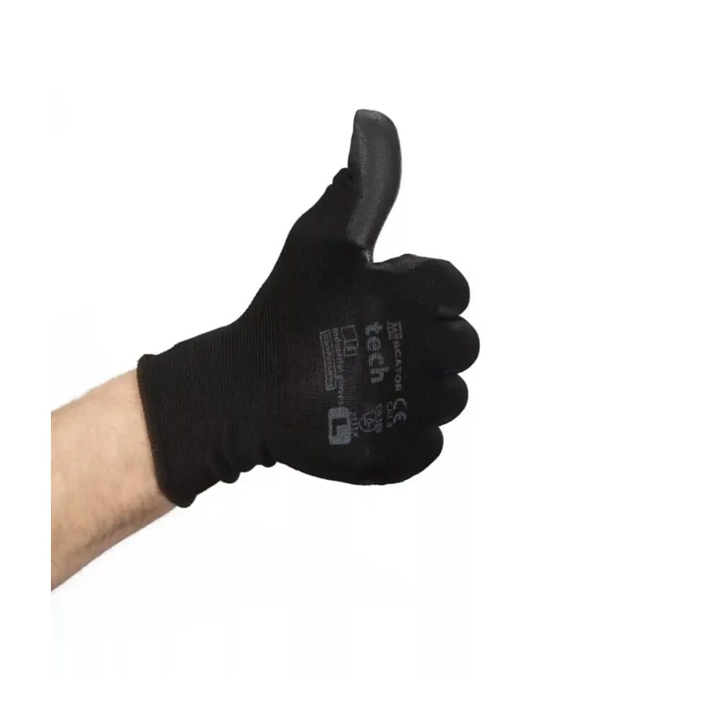 Mercator Tech Black&Black PU mártott kesztyű