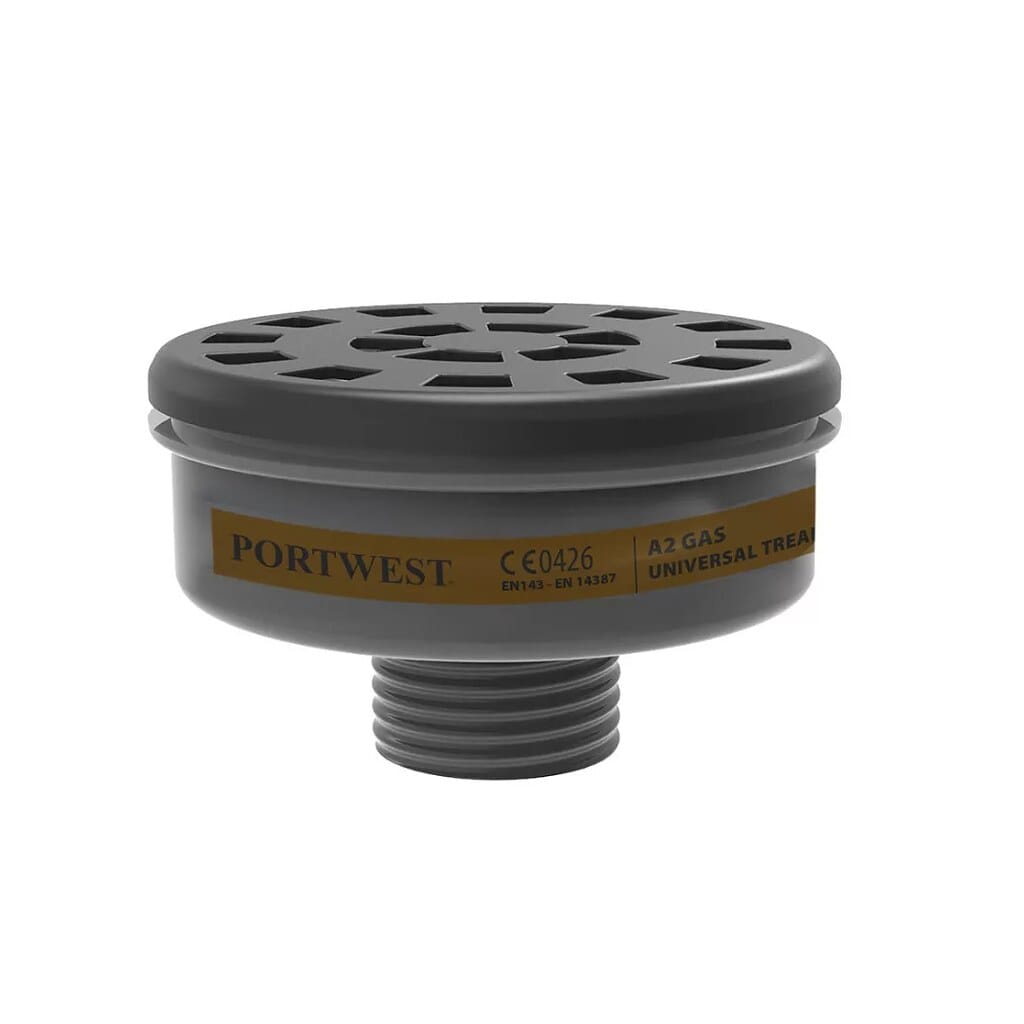 Portwest P906 A2 gáz szűrő – univerzális csatlakozás 6db P906BKR