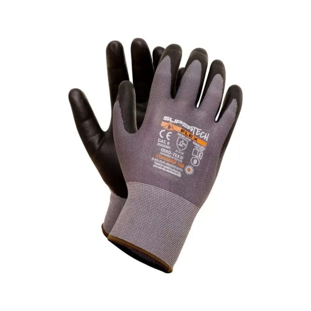 Supertech Flex nitrilhab erős munkakesztyű – M WRL-STFLEX-8-M
