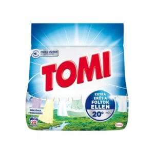 Tomi Amazónia Frissessége mosópor fehér ruhákhoz – 20 mosás 1kg C63275