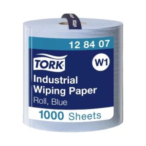 Tork ipari törlőpapír 35cm átm. – 3 rétegű, kék, 340m 128407