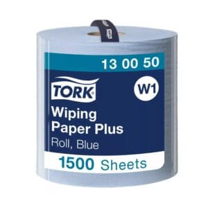Tork ipari törlőpapír plusz 39cm átm. – 2 rétegű, kék, 510m 130050
