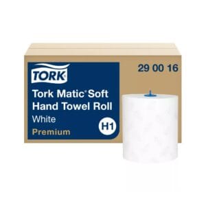 Tork Matic® Soft tekercses kéztörlő – 2 rétegű, hófehér, 100m (Karton – 6 tek) 290016