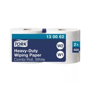Tork nagy teljesítményű törlőpapír 26cm átm. – 2 rétegű, hófehér, 170m (Karton – 2 tek) 130062