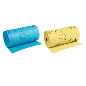 Vileda Prof. Quick ‘n Dry szivacskendő tekercs 25cm*10m Kék és Sárga