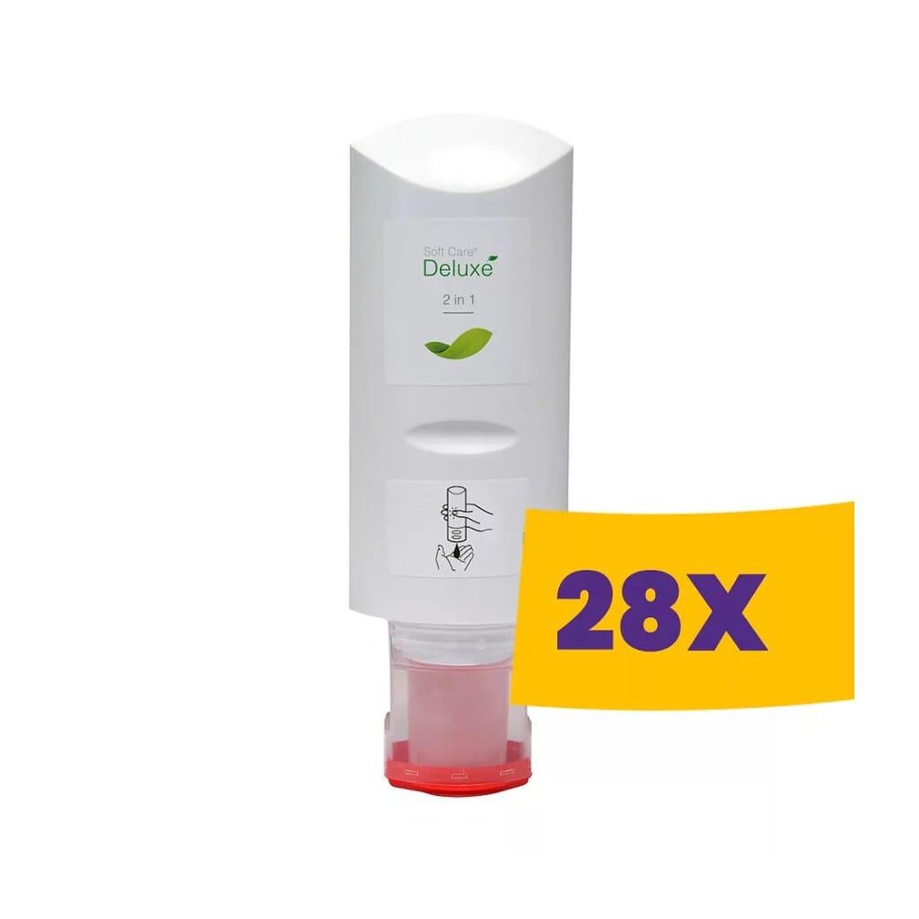 Soft Care Deluxe 2in1 Környezetbarát, kondicionáló sampon, balzsam és tusfürdő – 300 ml 101108660