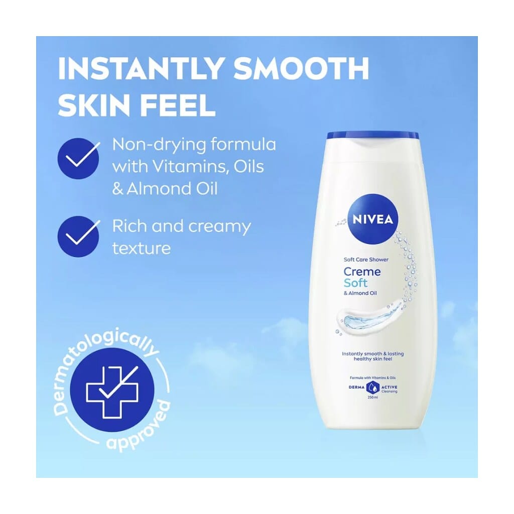 Nivea tusfürdő Creme Soft 500ml C54874
