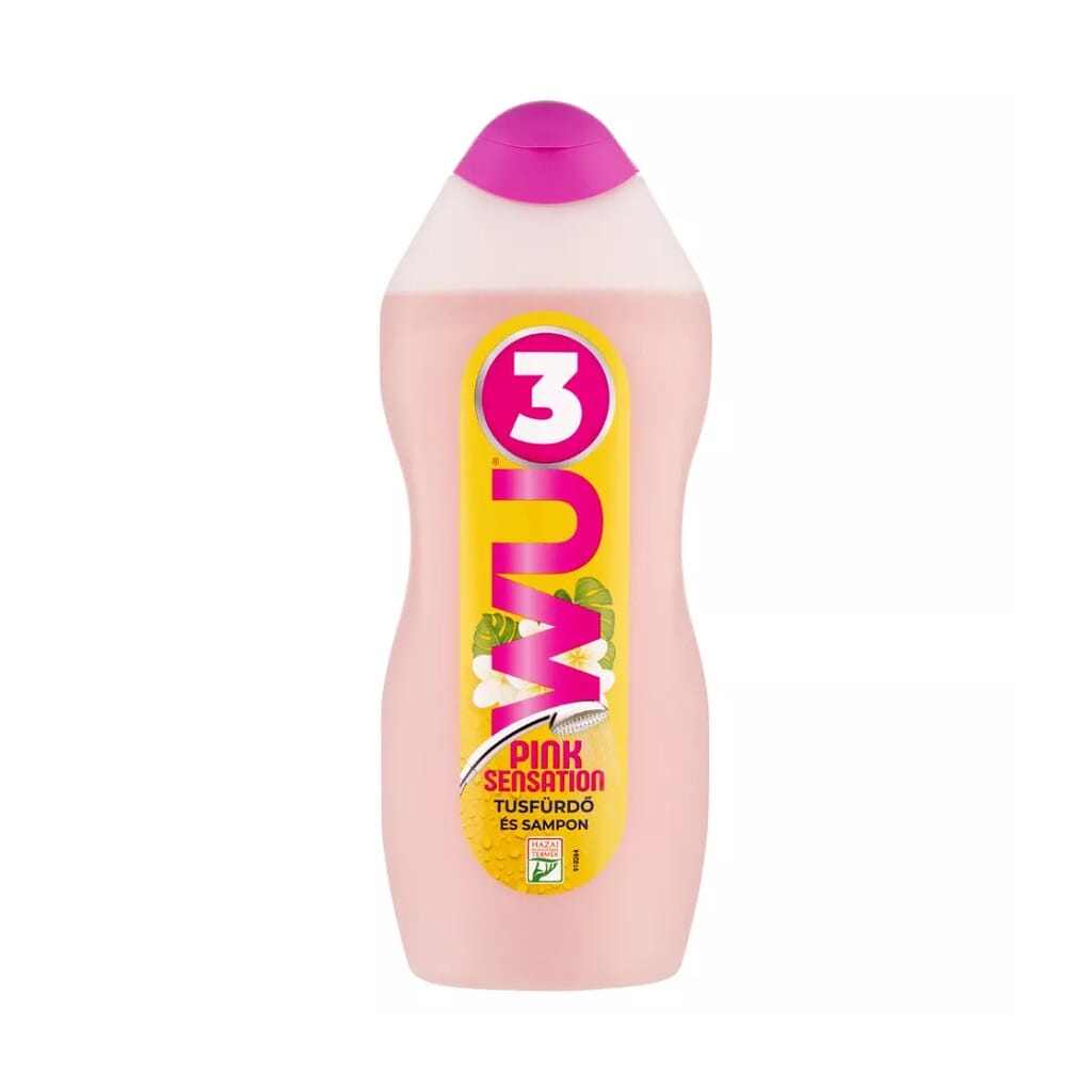 WU3 Tusfürdő és sampon Pink Sensation – 850 ml C69449