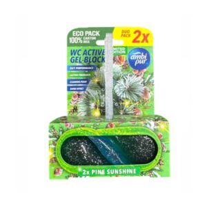 Ambi Pur aktív WC illatosító gél blokk Pine Sunshine 2x45g C71397